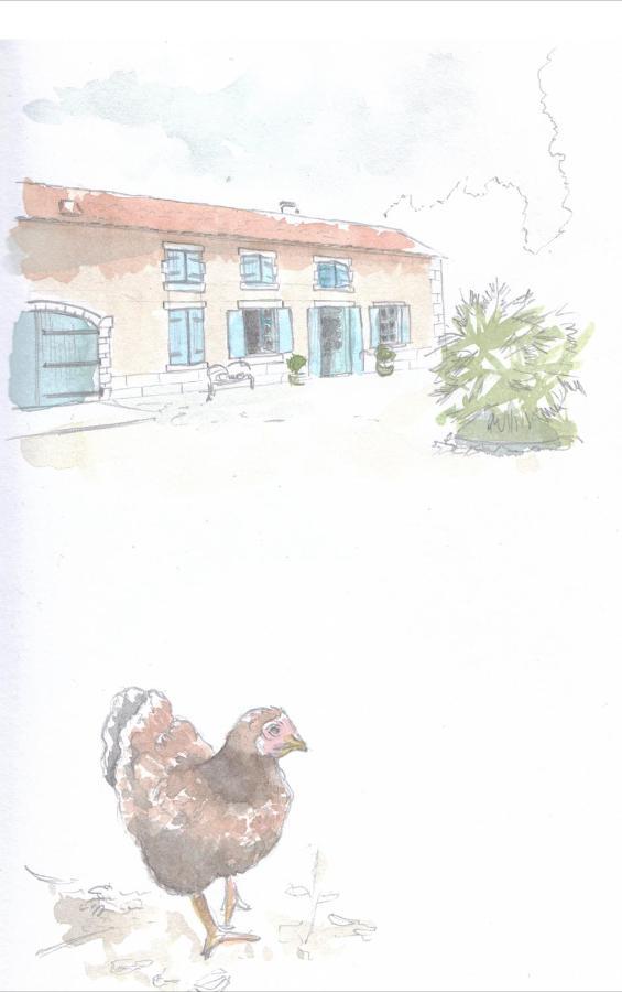 Maison D'Hotes La Chabanaise - Marais Poitevin Cramchaban Exterior foto